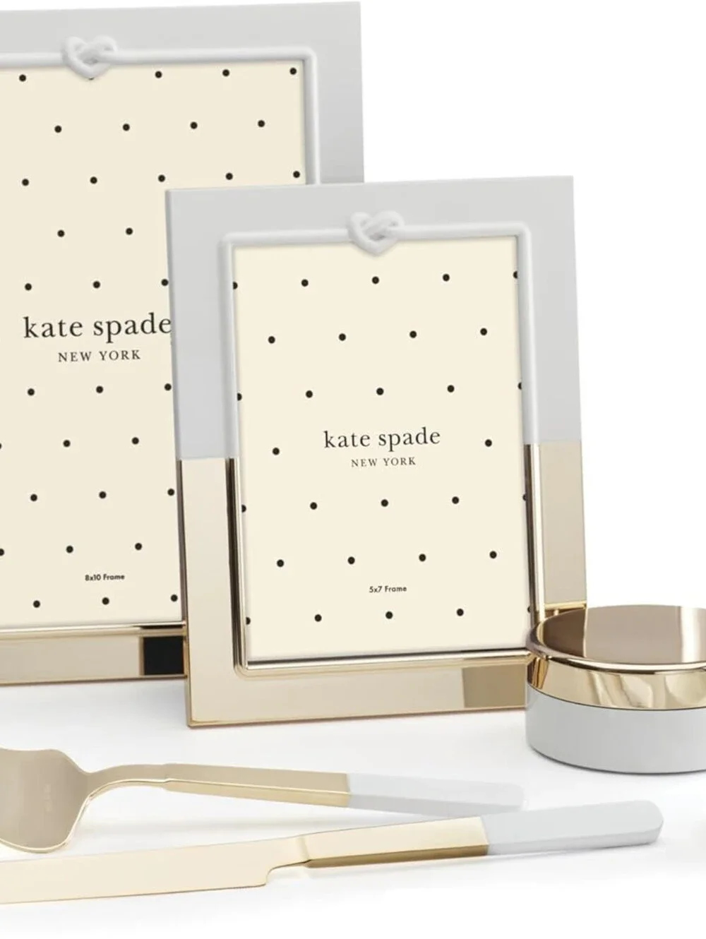 Kate Spade New York Love 5X7 Frame, 1.55 LB, Metallic